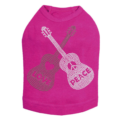 Guitars, Love, & Peace - Dog Tank