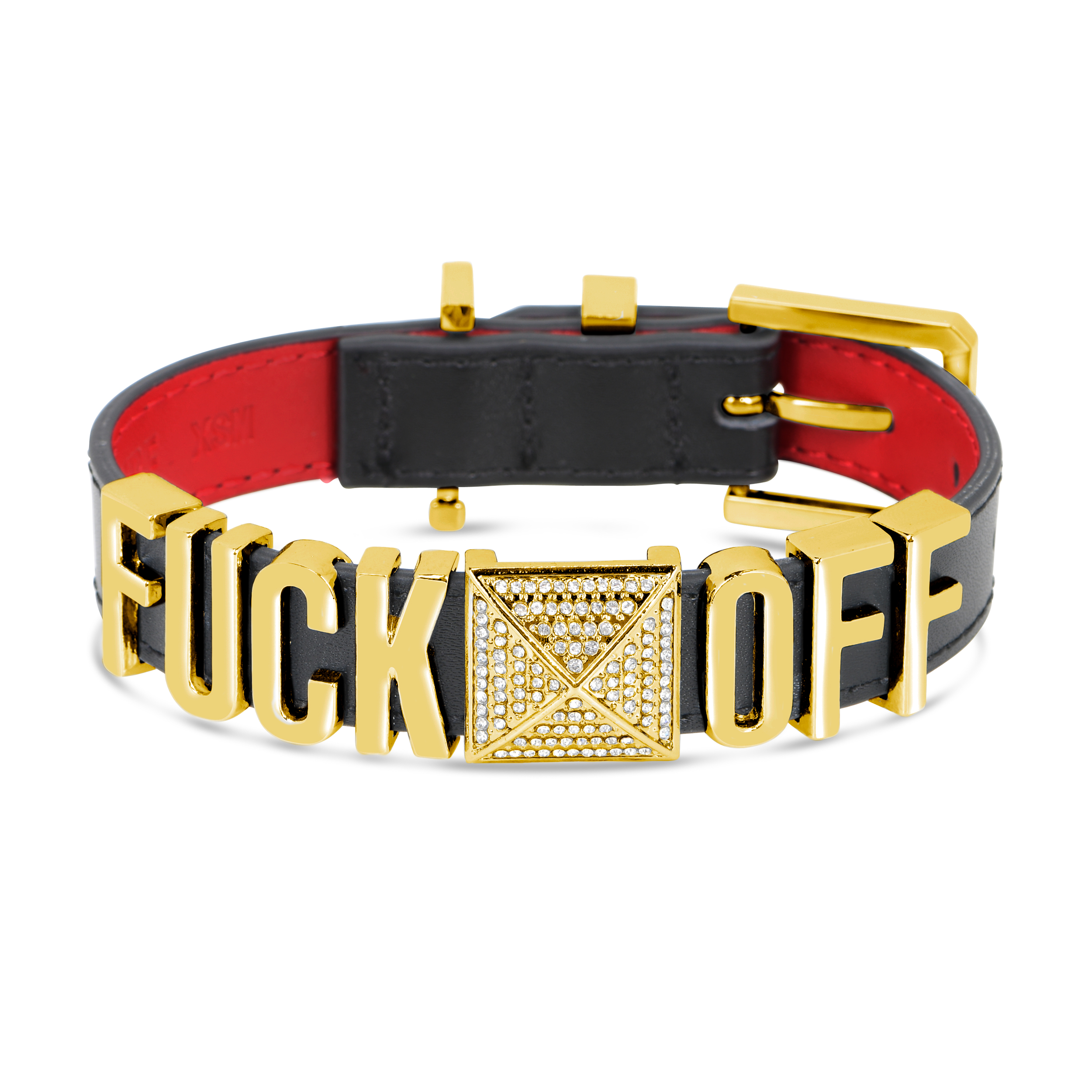 Back Off Dog Collar 18MM GOLD