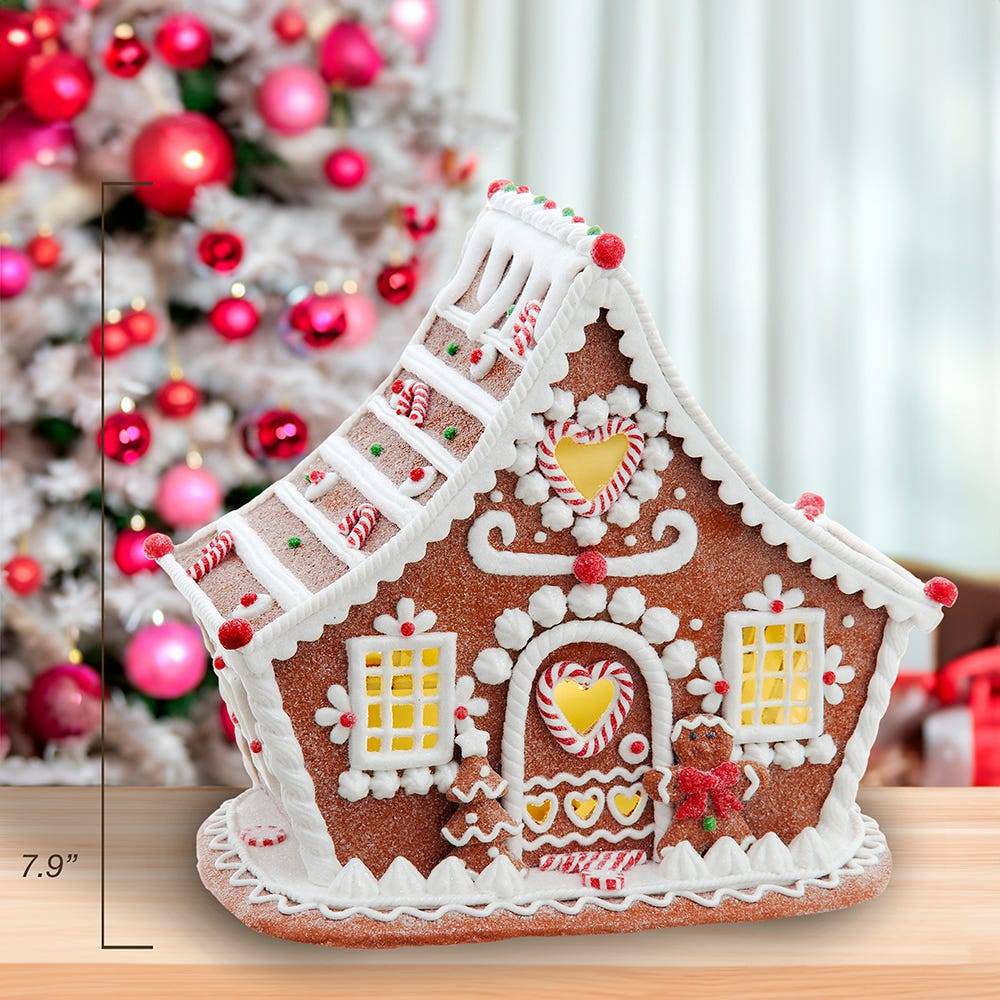 Kurt Adler 7.87-Inch Battery Operated LED Gingerbread House