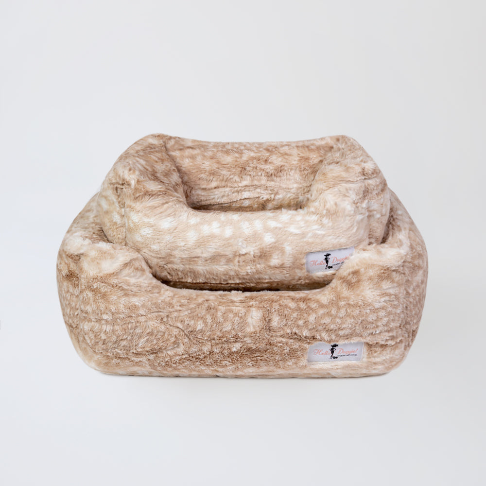 Cashmere Dog Bed Gold Fawn