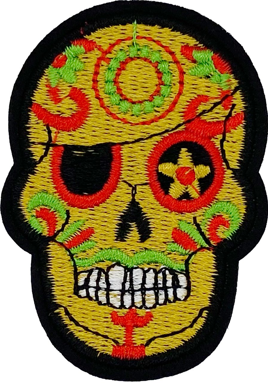 Sugar Skull (Gold) Patch