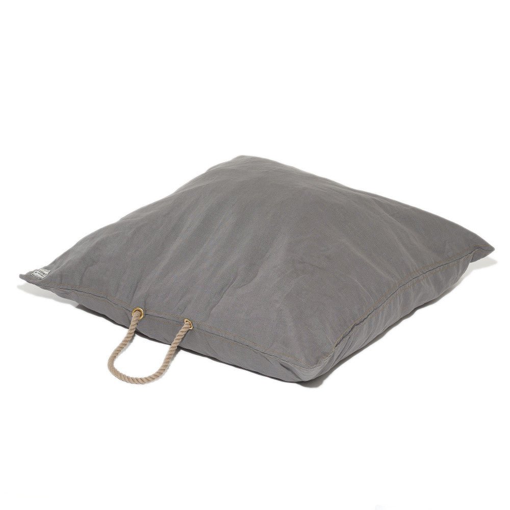 Gray Linen Dog Bed