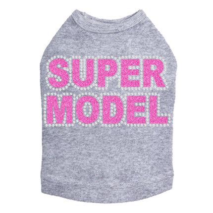 Super Model (Pink)- Dog Tank