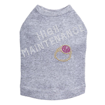 High Maintenance (Fuchsia Ring) - Dog Tank