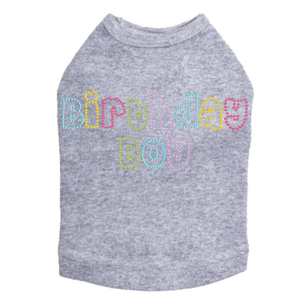 Birthday Boy (Multicolor) - Dog Tank