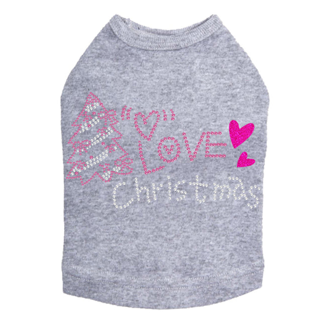 Love Pink Christmas - Dog Tank