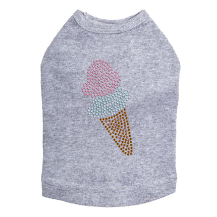 Ice Cream Cone (Double Dip) - Dog Tank