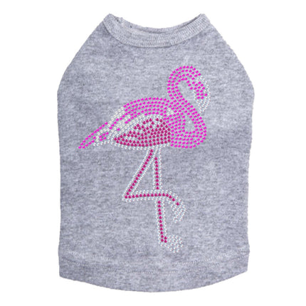 Pink Flamingo (Iridescent/AB) - Dog Tank