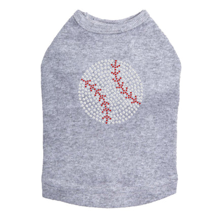 Baseball (Rhinestone) - Dog Tank