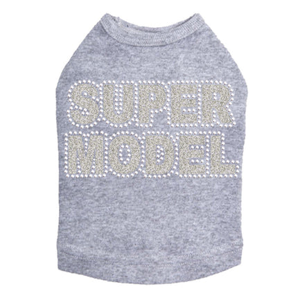 Super Model (Silver) - Dog Tank