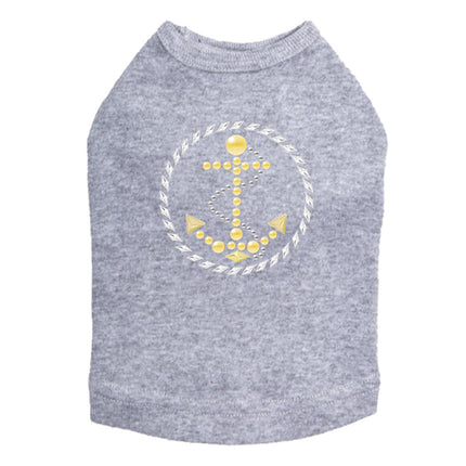 Anchor Circle (Nailhead) - Dog Tank