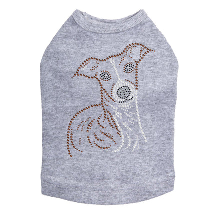 Italian Greyhound Face - Dog Tank