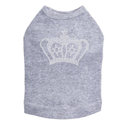 Crown 12 (Rhinestones) - Dog Tank