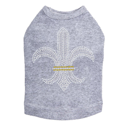 Fleur de Lis (Rhinestones & Nailheads) - Dog Tank