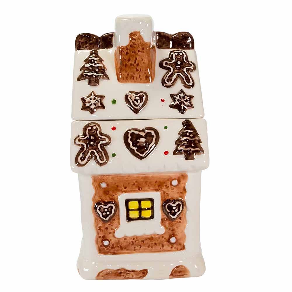 Kurt Adler 10.2-Inch Gingerbread House Cookie Jar