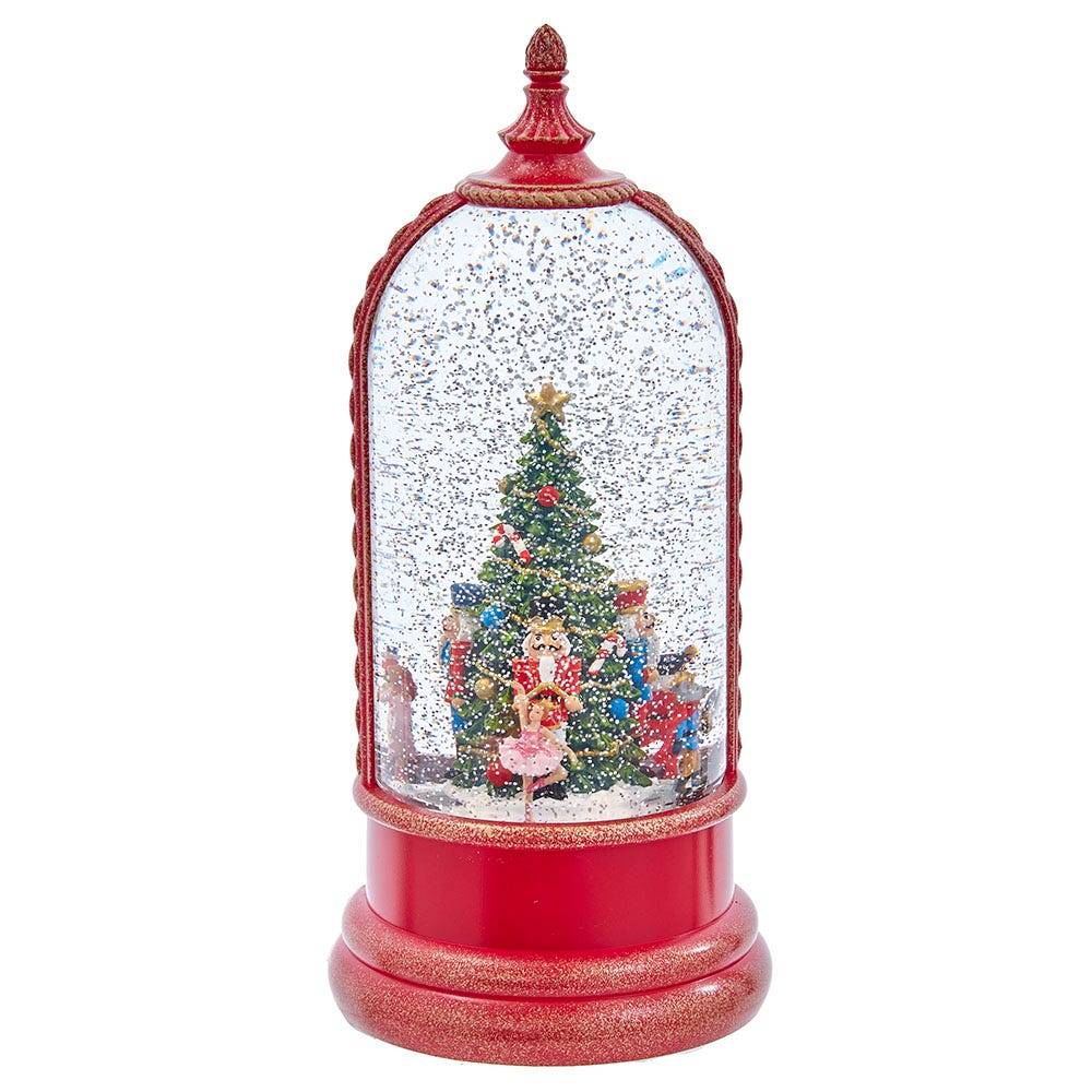 Kurt Adler 10.8-Inch Battery-Operated USB Lighted Musical Nutcracker Water Lantern