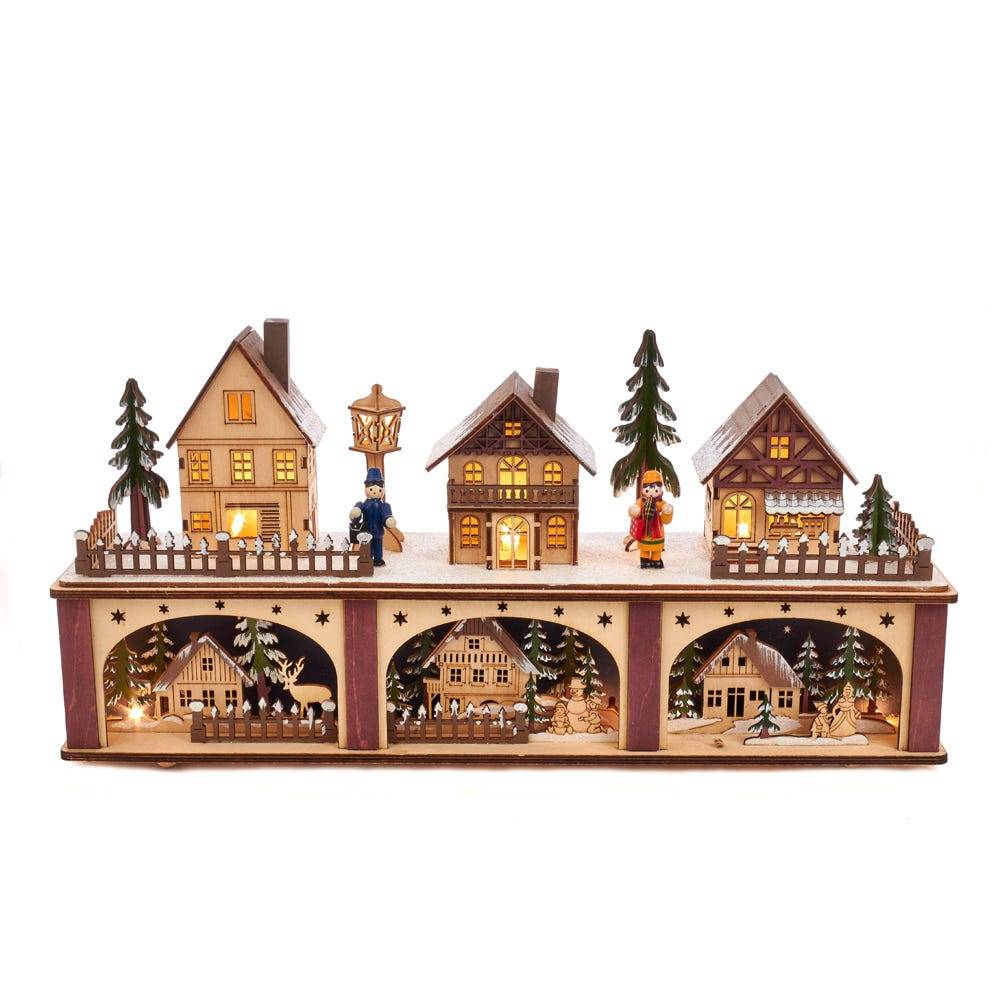 Kurt Adler 8.66-Inch Battery-Operated Village LED House