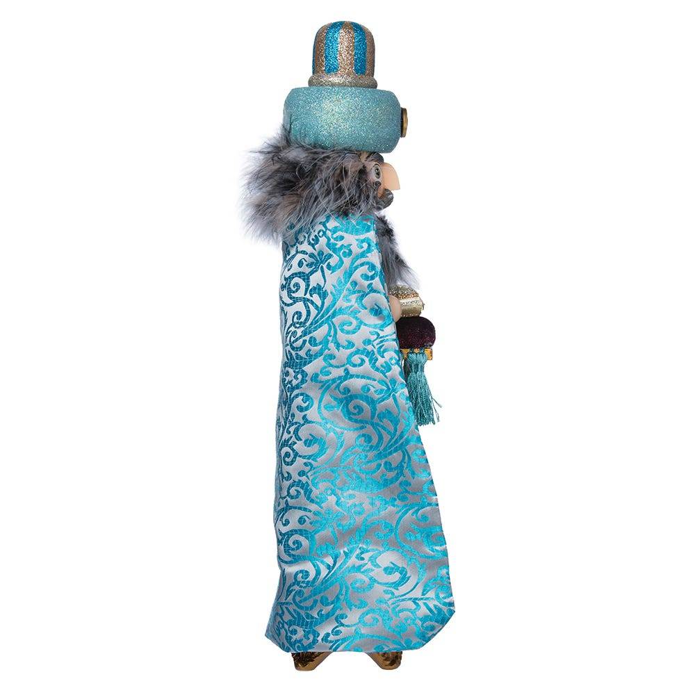 Kurt Adler 18-Inch Hollywood Turquoise King Nutcracker