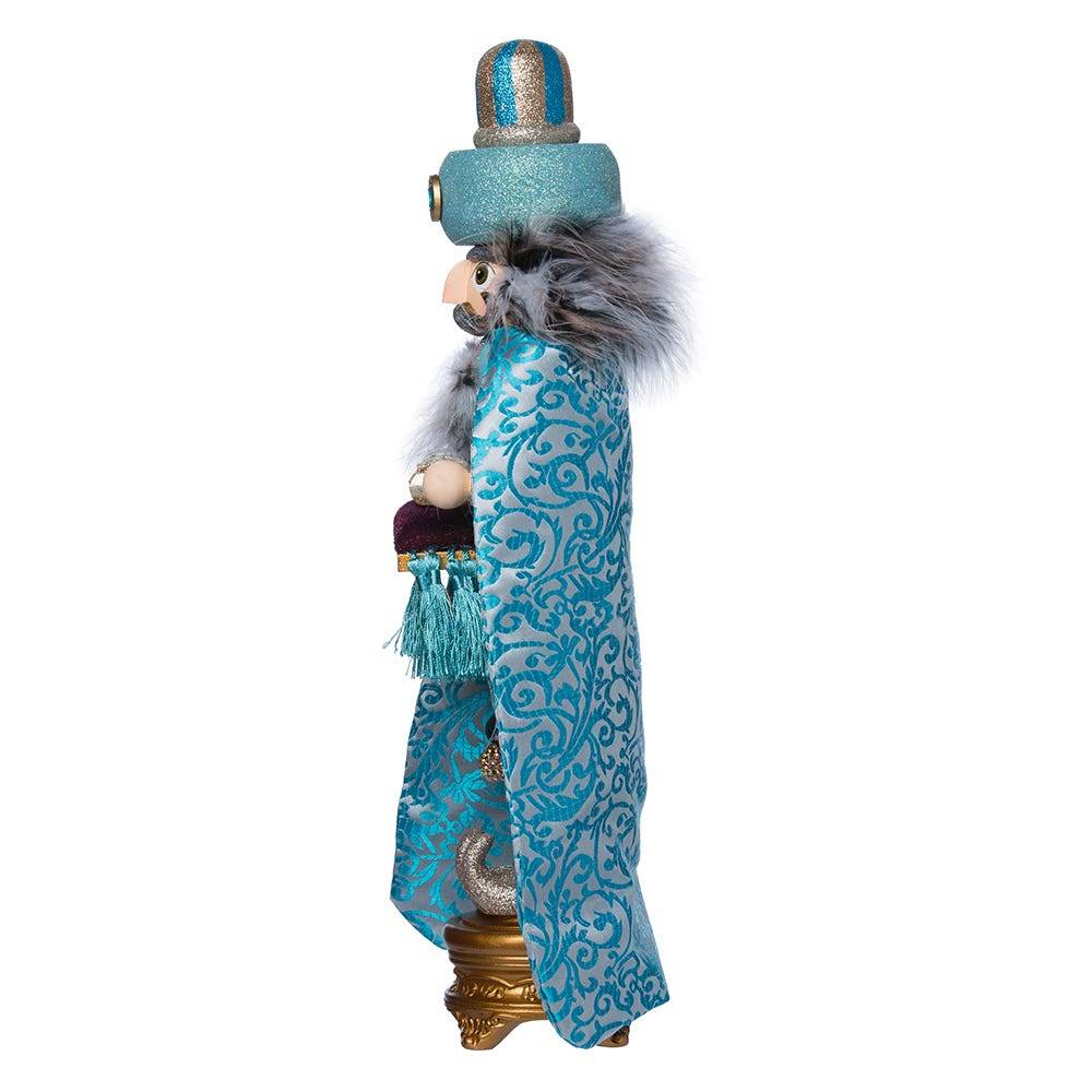 Kurt Adler 18-Inch Hollywood Turquoise King Nutcracker