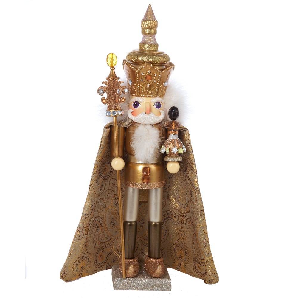 Kurt Adler 18-Inch Hollywood Gold King Nutcracker