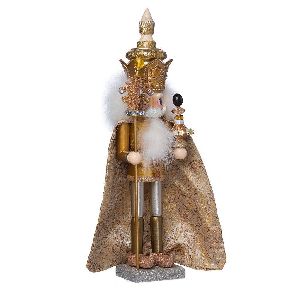 Kurt Adler 18-Inch Hollywood Gold King Nutcracker