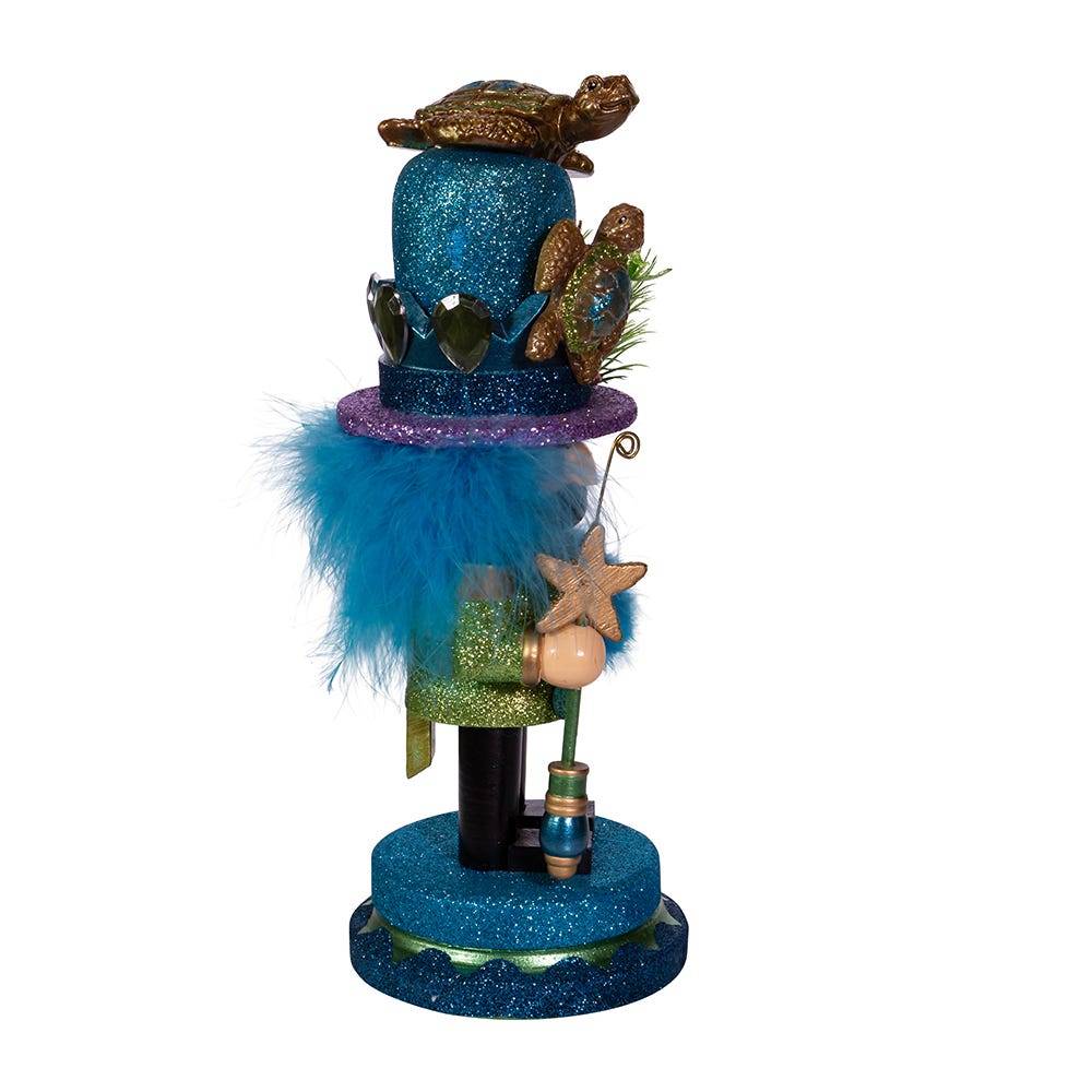 Kurt Adler 11-Inch Hollywood Nutcracker with Sea Turtle Hat