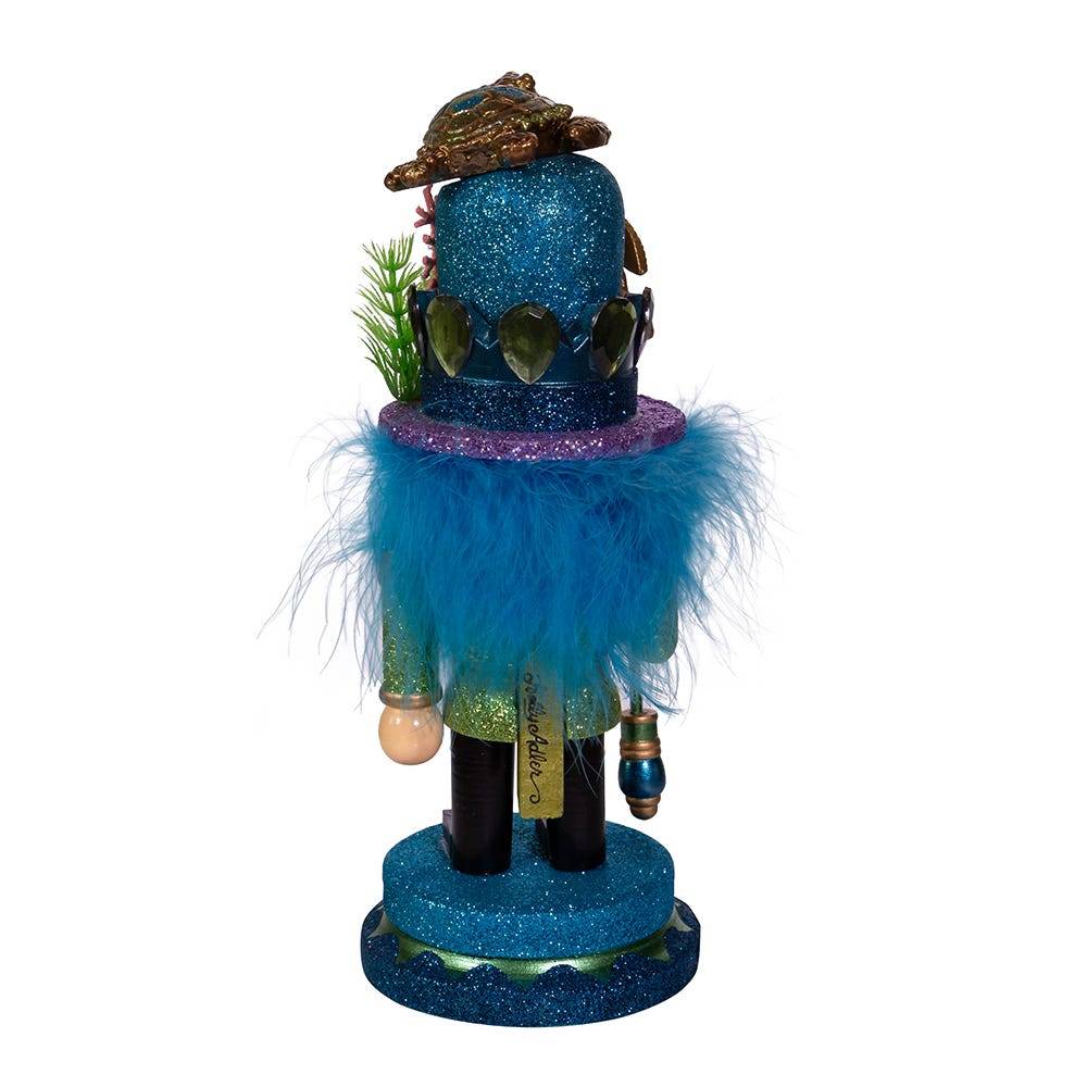 Kurt Adler 11-Inch Hollywood Nutcracker with Sea Turtle Hat