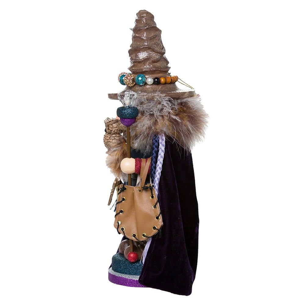 Kurt Adler 15-Inch Hollywood Wizard Nutcracker with Owl