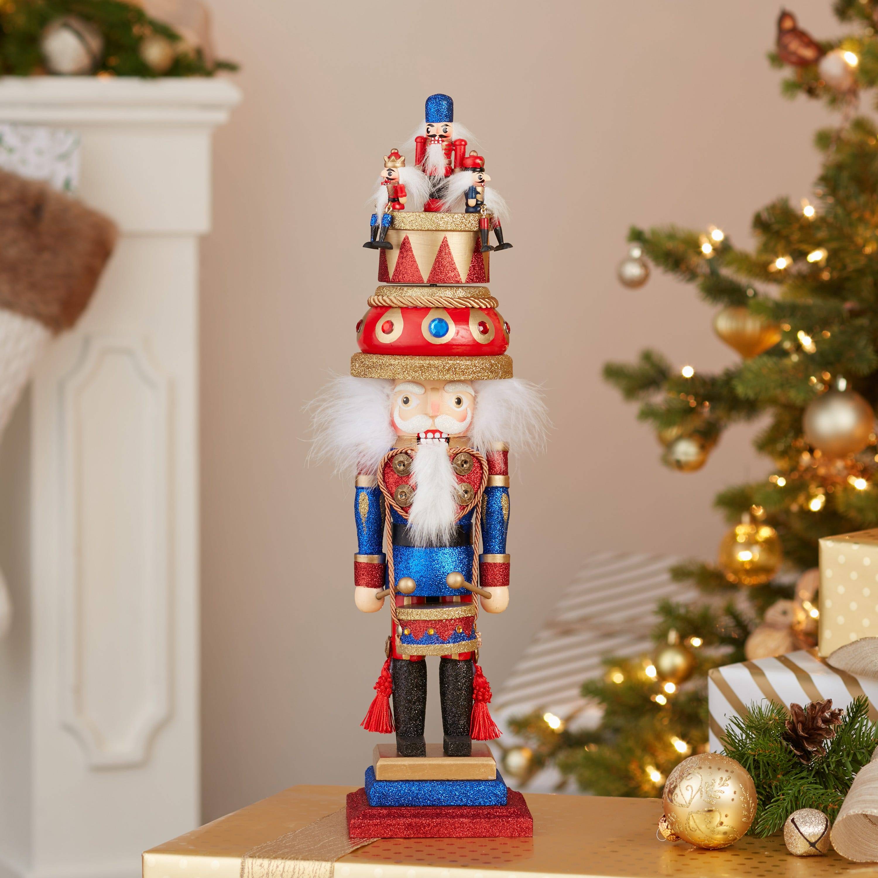 Kurt Adler 20-Inch Hollywood Music Box Hat Nutcracker