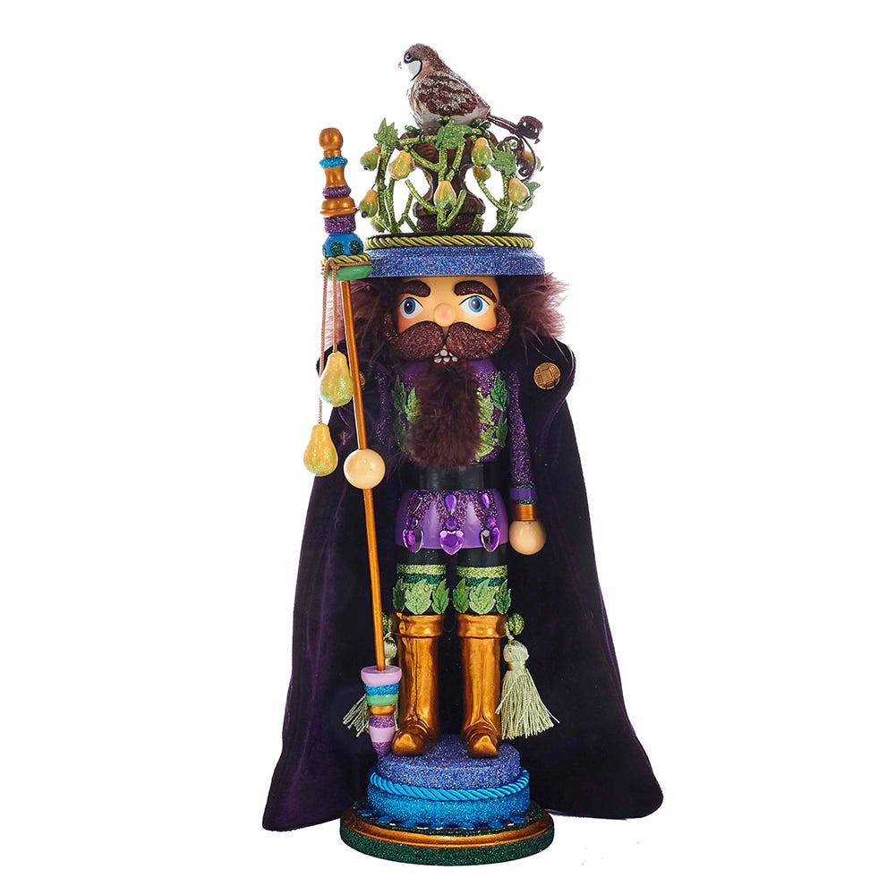 Kurt Adler 18-Inch Hollywood Partridge in a Pear Tree Nutcracker