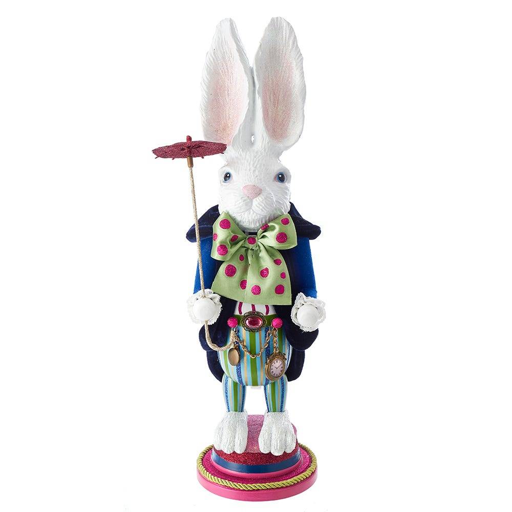 Kurt Adler 18-Inch Hollywood White Rabbit Nutcracker