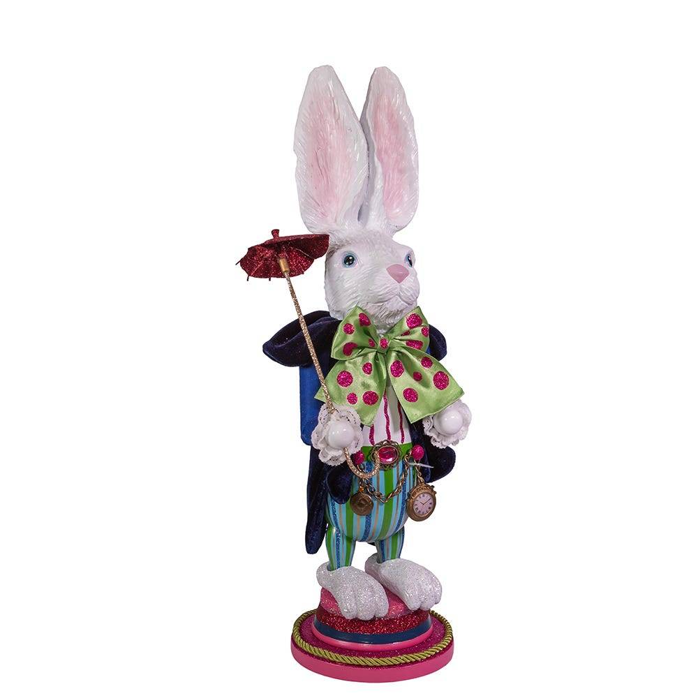 Kurt Adler 18-Inch Hollywood White Rabbit Nutcracker