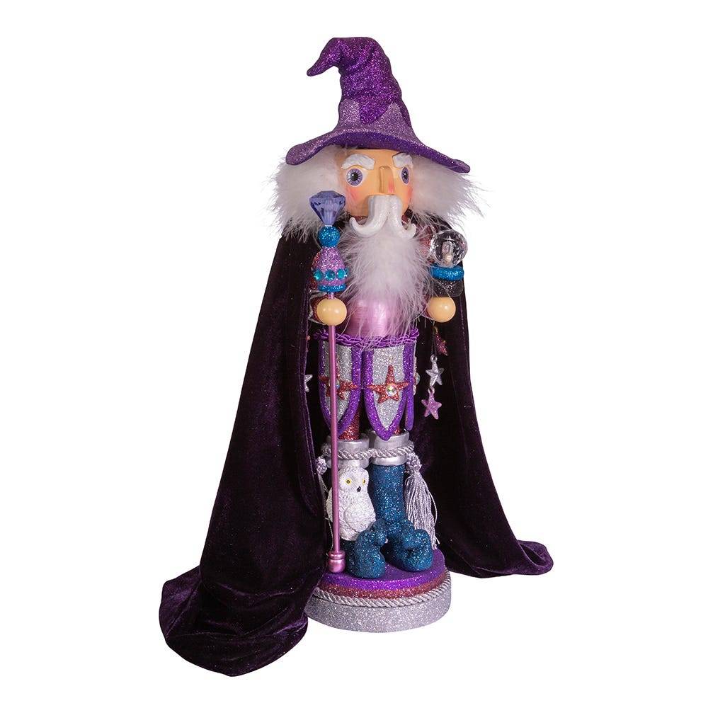 Kurt Adler 18-Inch Hollywood Purple Wizard Nutcracker