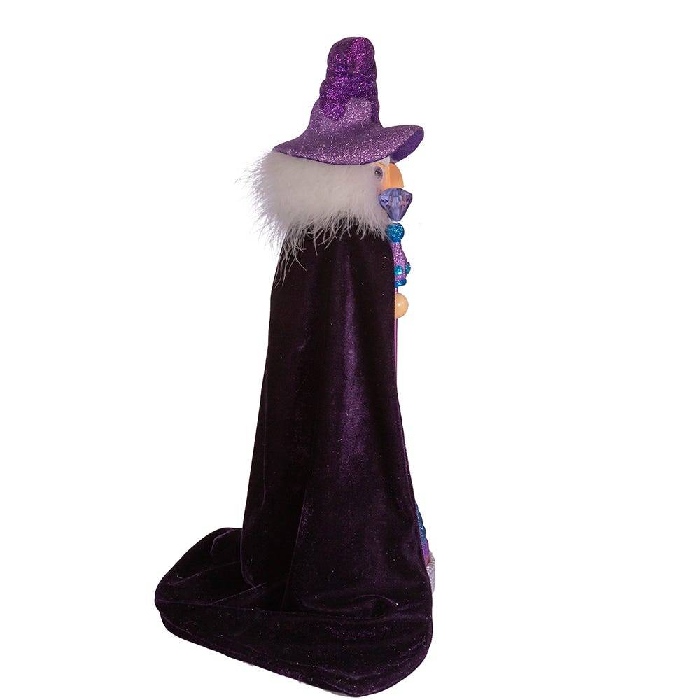 Kurt Adler 18-Inch Hollywood Purple Wizard Nutcracker