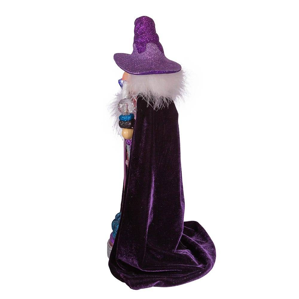 Kurt Adler 18-Inch Hollywood Purple Wizard Nutcracker