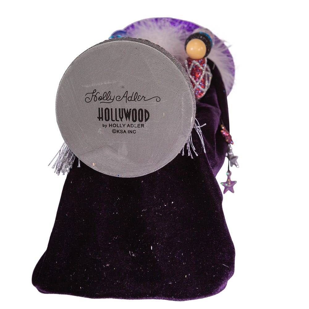 Kurt Adler 18-Inch Hollywood Purple Wizard Nutcracker