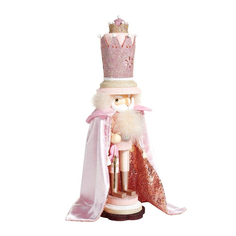 Kurt Adler 19-Inch Hollywood Pink King Nutcracker