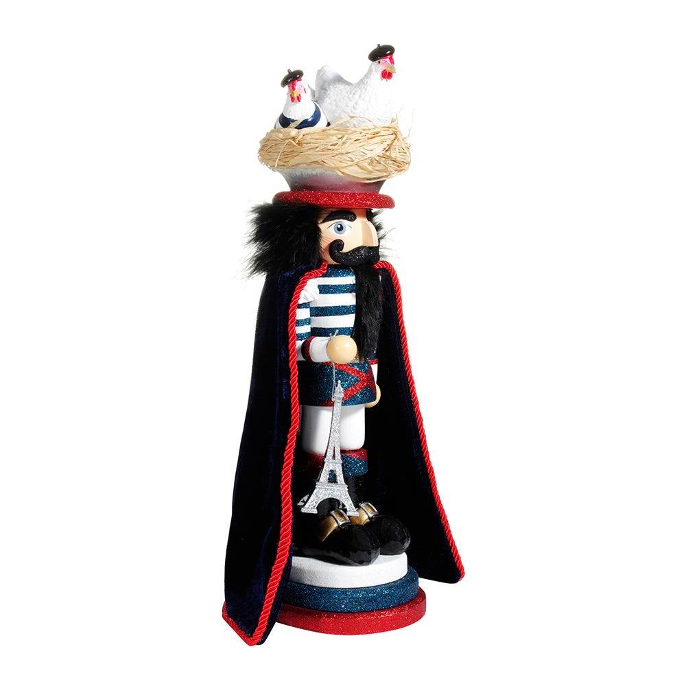 Kurt Adler 17.5-Inch Hollywood Three French Hens Nutcracker