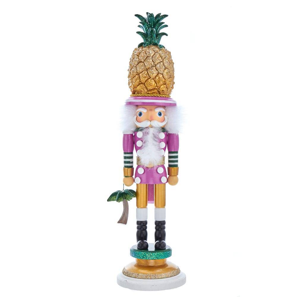 Kurt Adler 19.5-Inch Hollywood Pineapple Hat Nutcracker