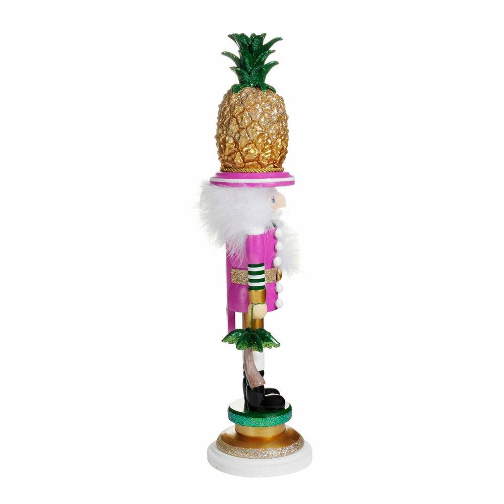 Kurt Adler 19.5-Inch Hollywood Pineapple Hat Nutcracker