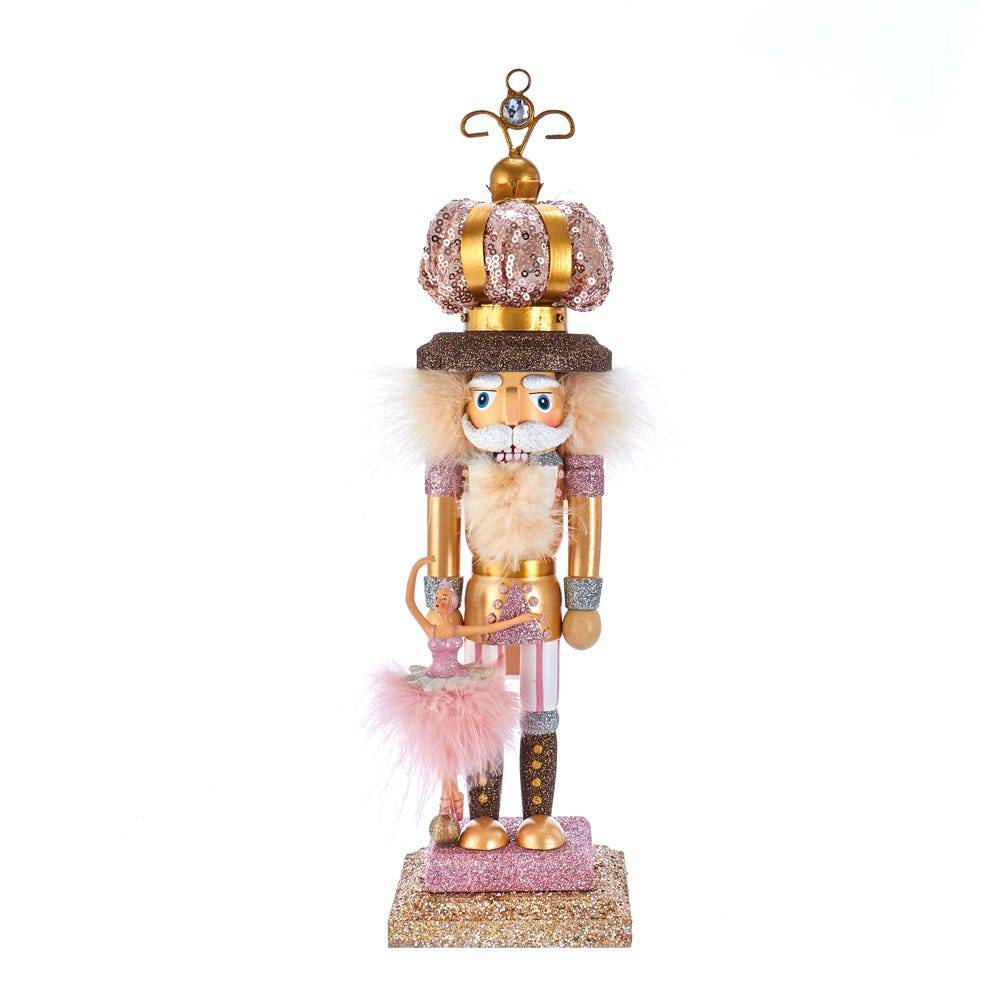 Kurt Adler 14-Inch Hollywood Ballet and Crown Nutcracker