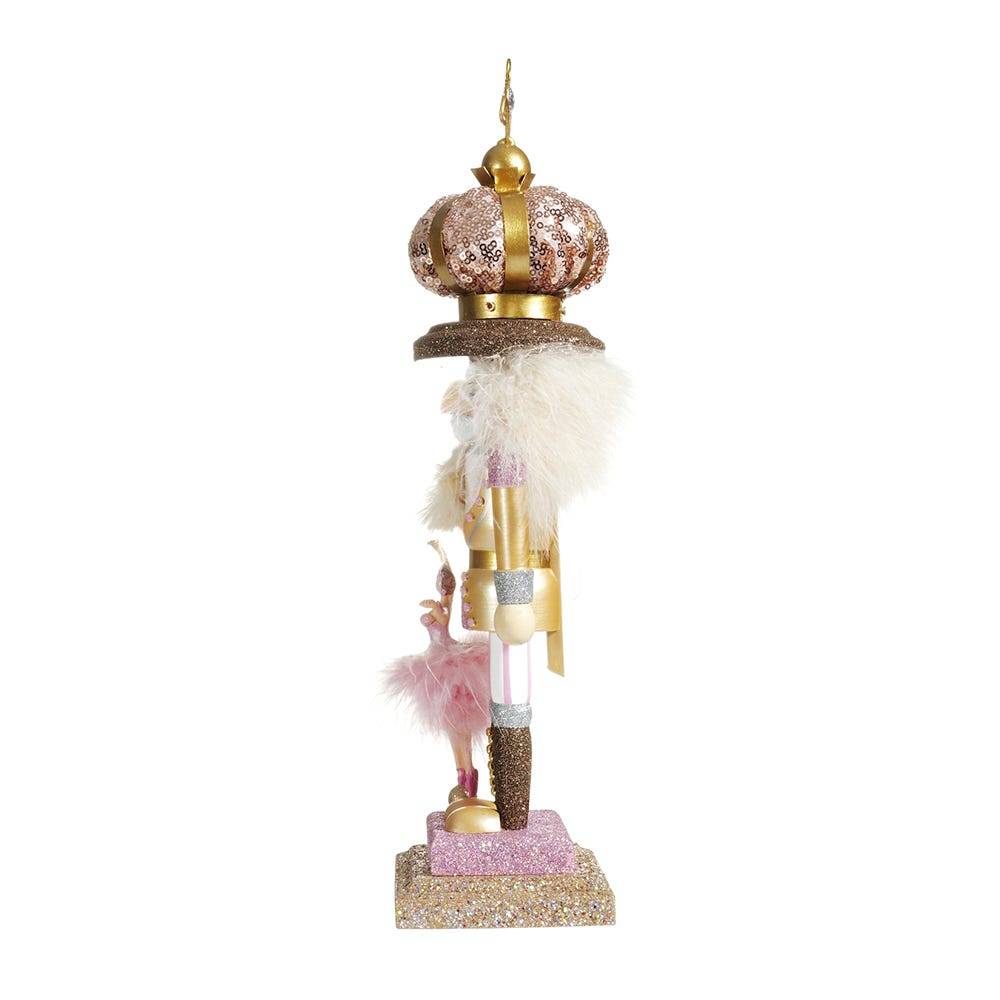 Kurt Adler 14-Inch Hollywood Ballet and Crown Nutcracker