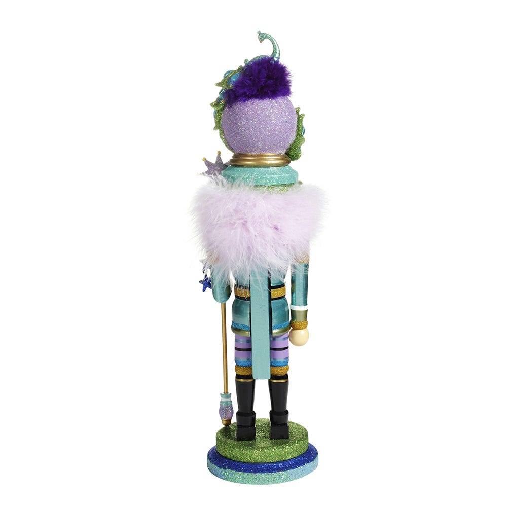 Kurt Adler 17.5-Inch Hollywood Peacock Hat Nutcracker