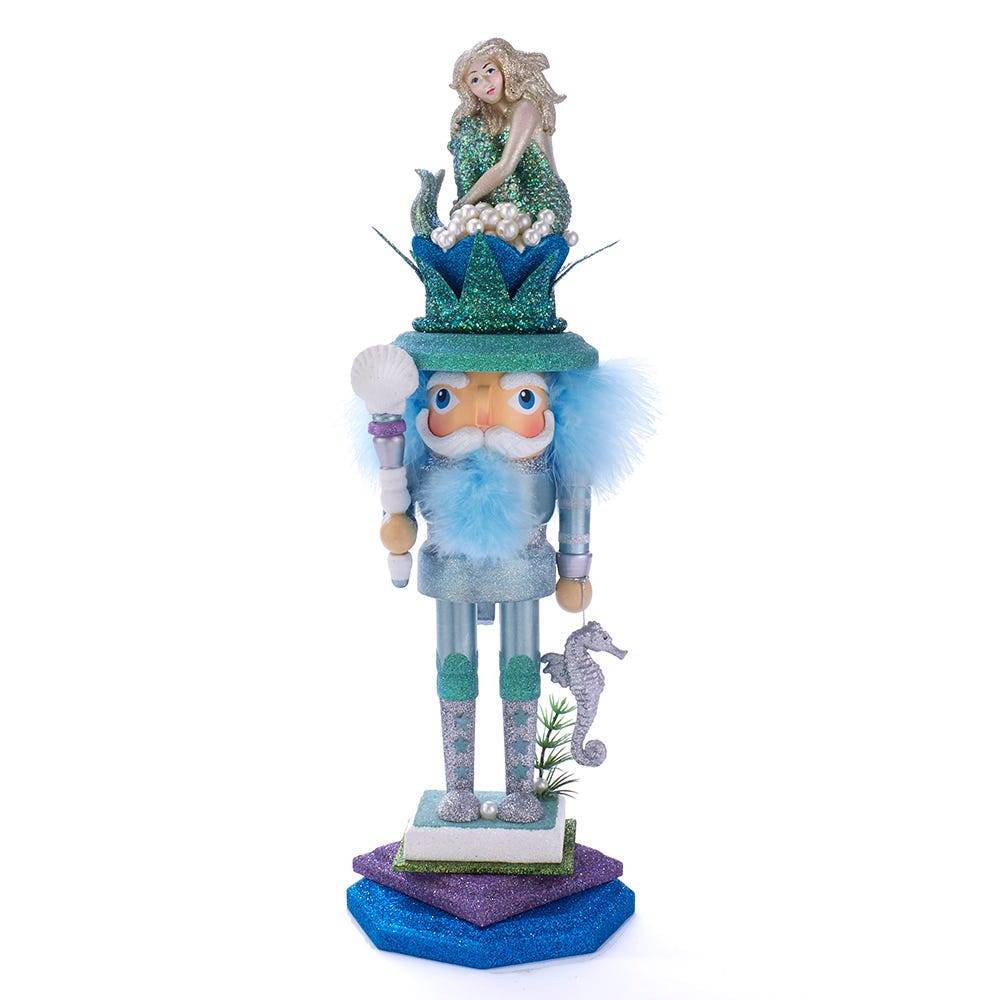 Kurt Adler 17.5-Inch Hollywood Mermaid King Nutcracker