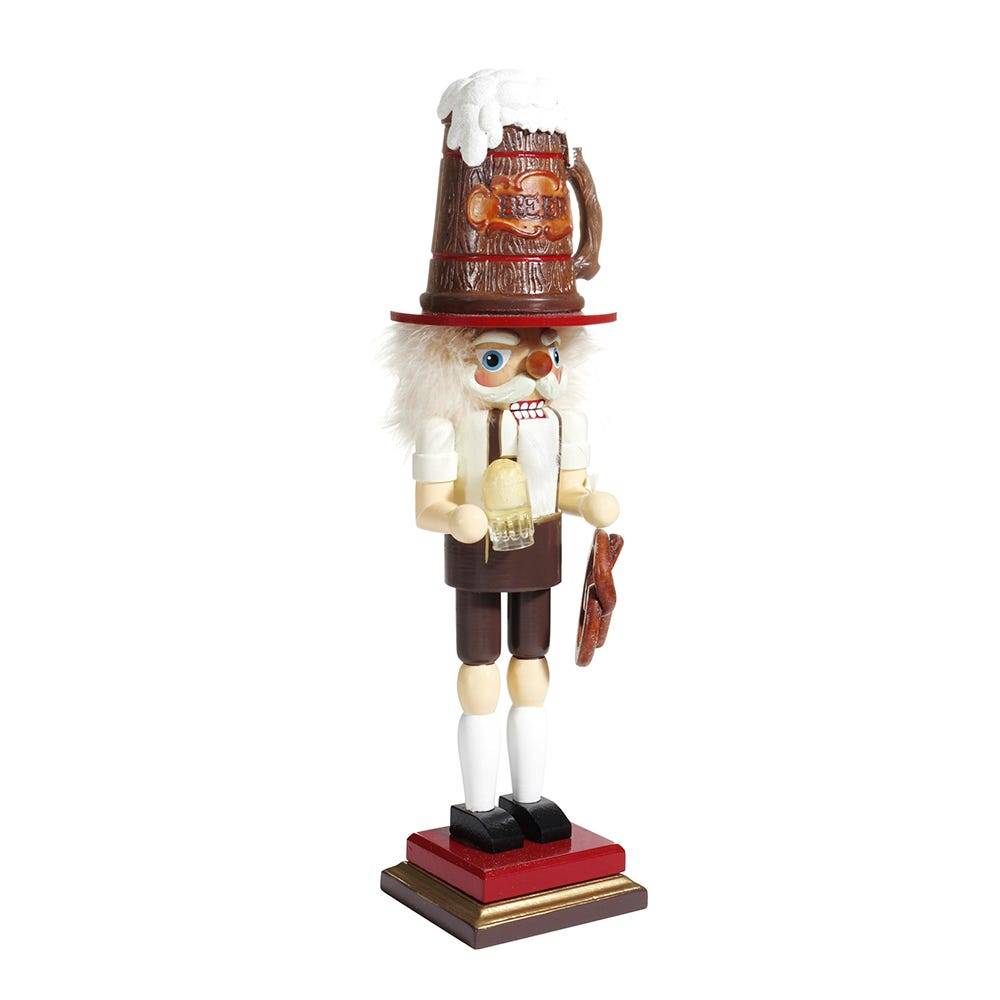 Kurt Adler 17.5-Inch Hollywood Beer and Pretzel Nutcracker