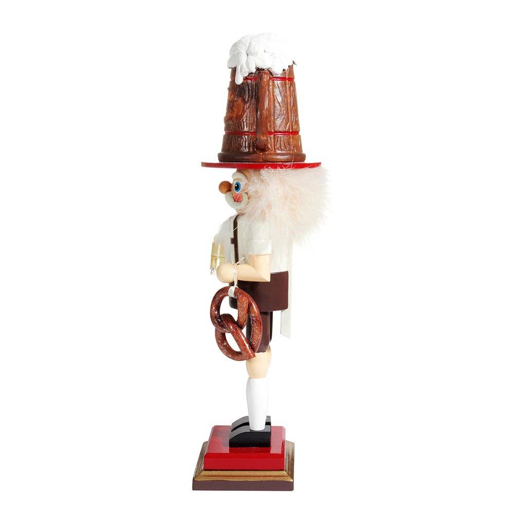 Kurt Adler 17.5-Inch Hollywood Beer and Pretzel Nutcracker