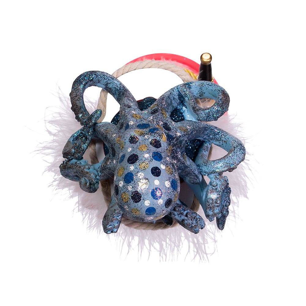 Kurt Adler 18-Inch Hollywood Octopus Hat Nutcracker