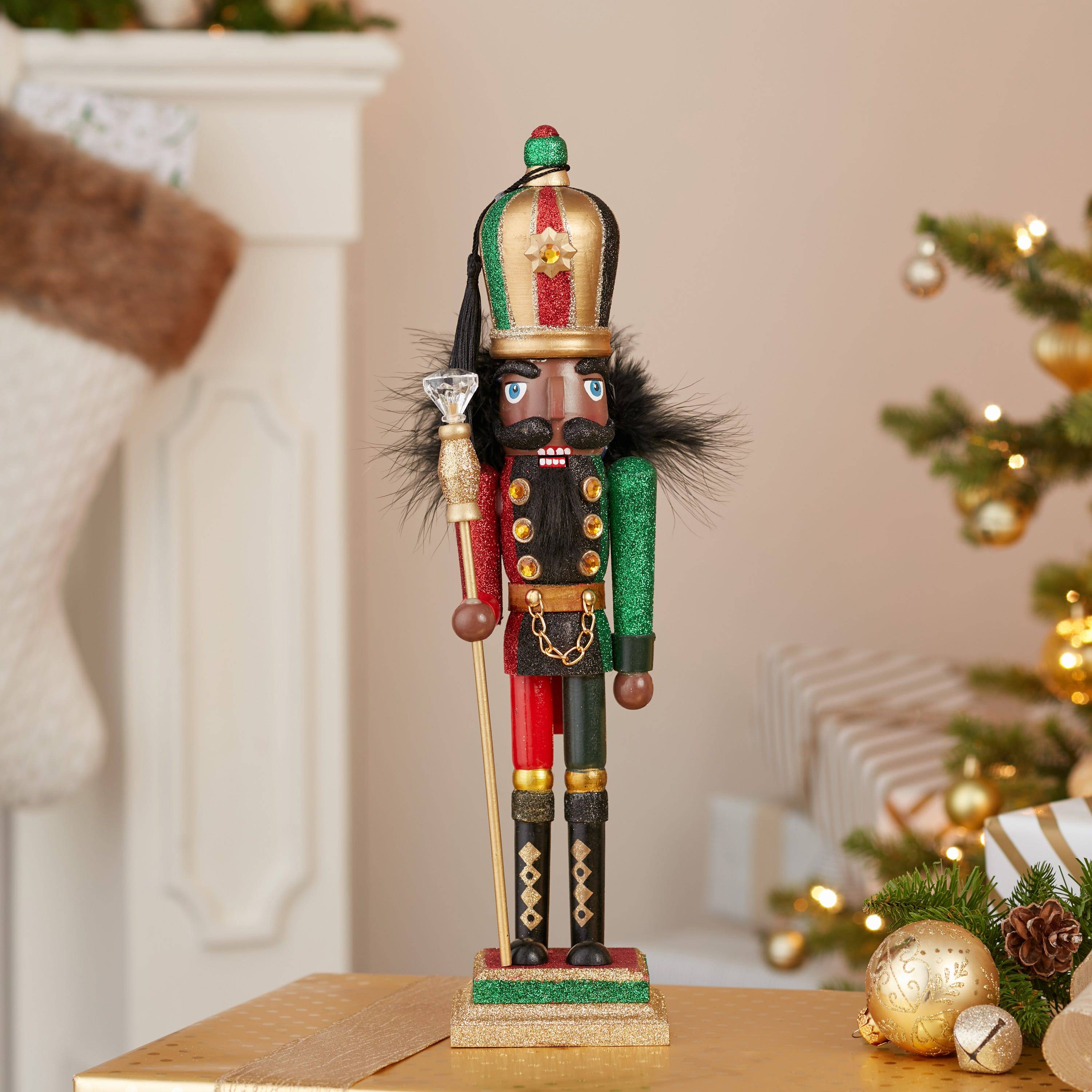 Kurt Adler 16.5-Inch Hollywood African American Nutcracker