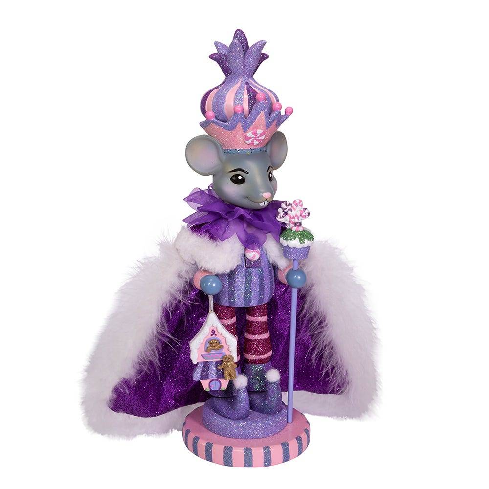 Kurt Adler 15-Inch Hollywood Sugar Plum Mouse King Nutcracker