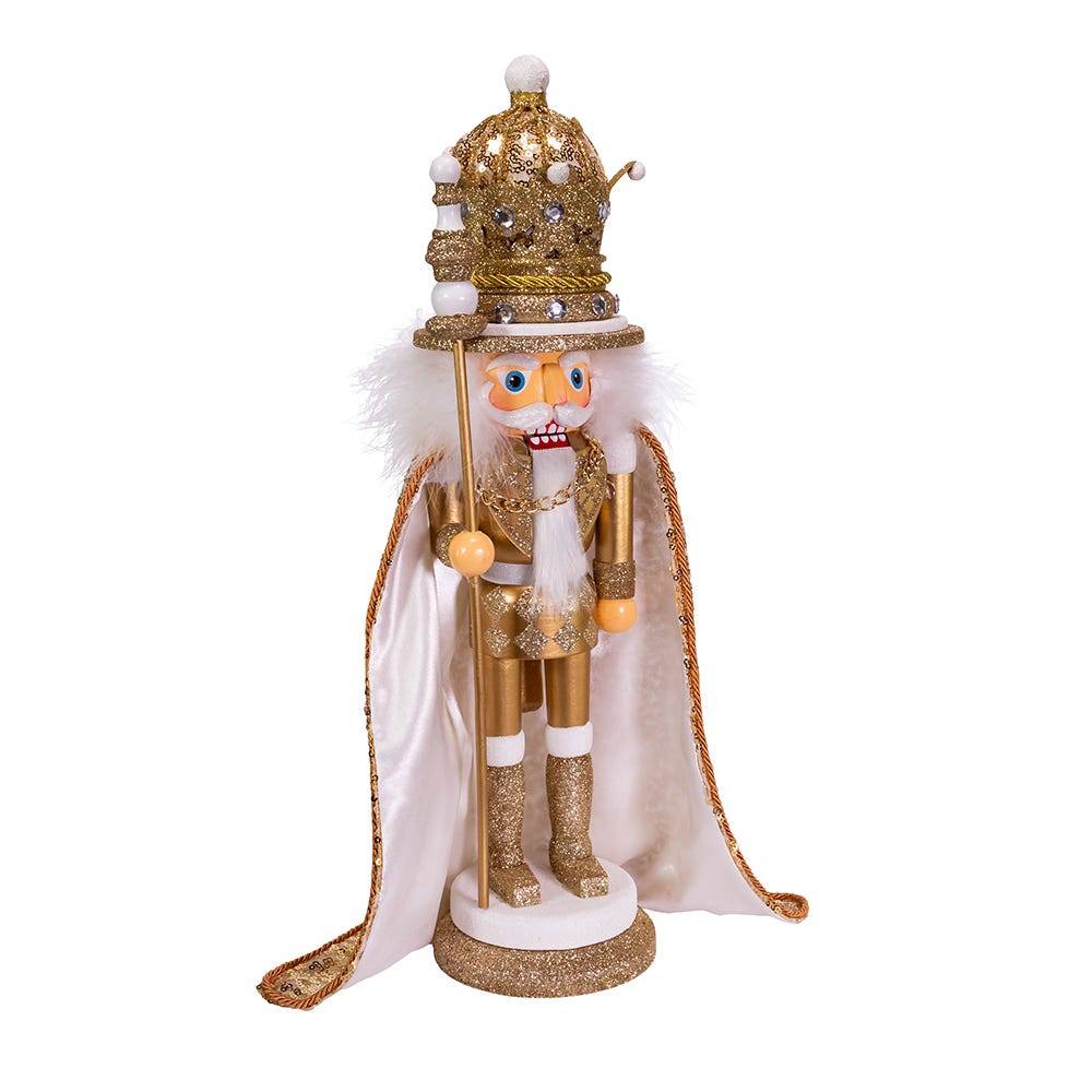 Kurt Adler 17.5-Inch Hollywood Gold King Nutcracker